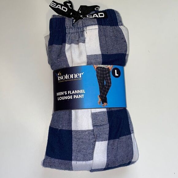 isotoner Other - ISOTONER men’s lounge sleepwear pant sz LARGE FLANNEL new
